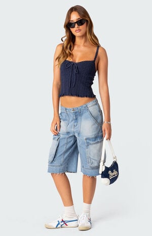 Lacey Knit Tank Top image number 1