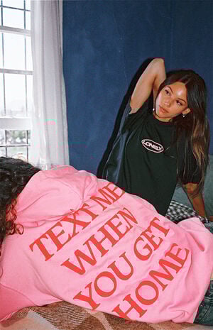 Text Me When You Get Home Hoodie image number 1