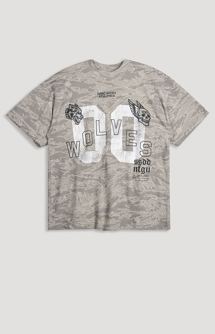 DARC SPORT ATHLETICS 00 Camo Premium Oversized T-Shirt