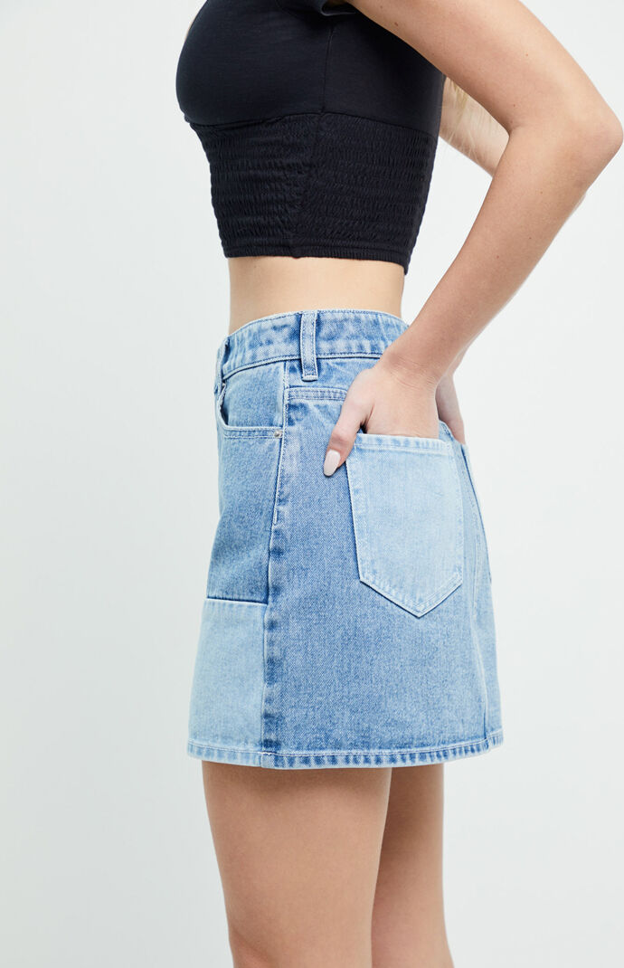 5-Pocket Pieced Skirt