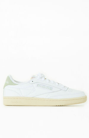 Women's White Club C 85 Vintage Sneakers image number 1