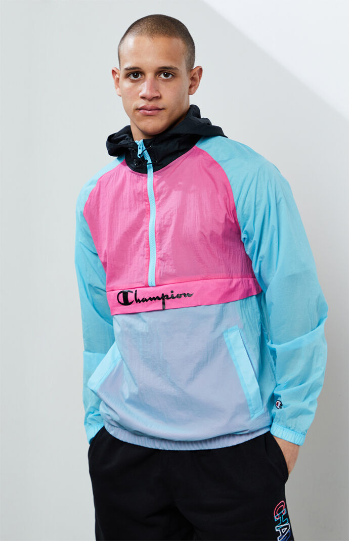 pink champion windbreaker