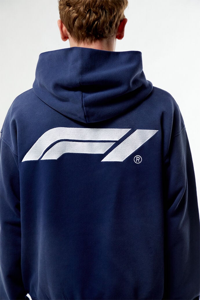 Formula 1 x Pacsun Las Vegas Washed Blue Logo Hoodie
