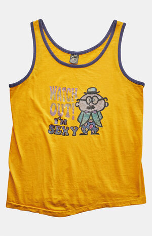 80s Watch Out! I'm Sexy Graphic Tank image number 1