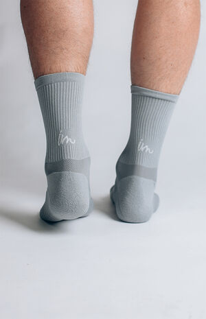 Gray System Crew Socks image number 3