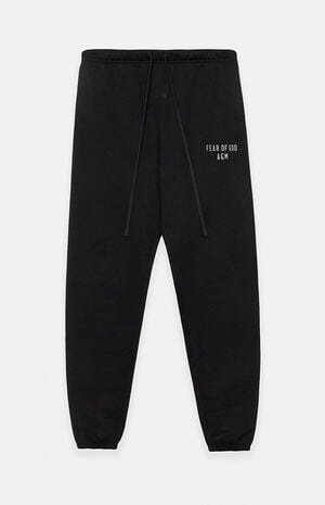 Black Heavy Fleece Sweatpants image number 1