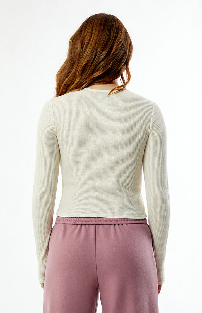 Outer Banks Topper Waffle Knit Long Sleeve Top | PacSun