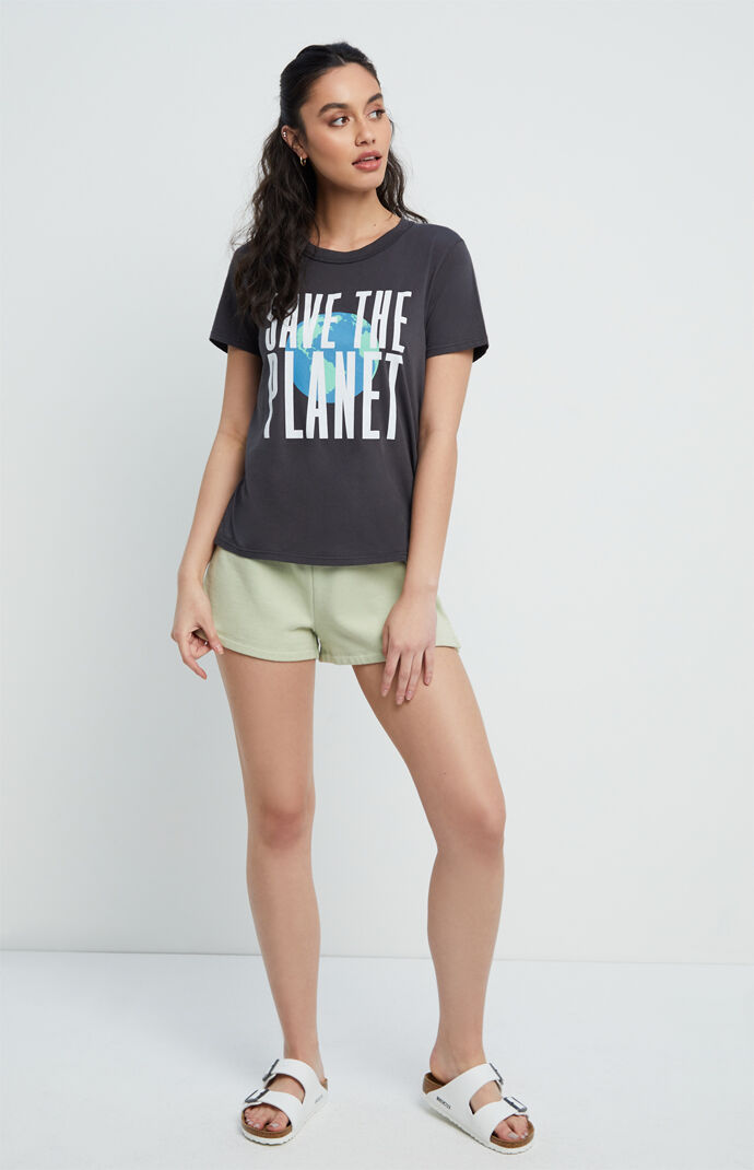 Black Save The Planet T-Shirt