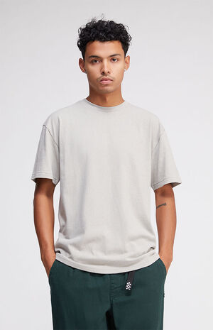 Gray Brown Basics Reece Regular T-Shirt image number 1
