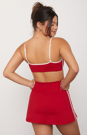 PAC WHISPER Active Side Stripe Crossover Mini Skort image number 4