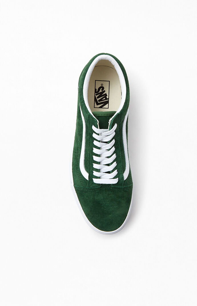 vans pig suede old skool green