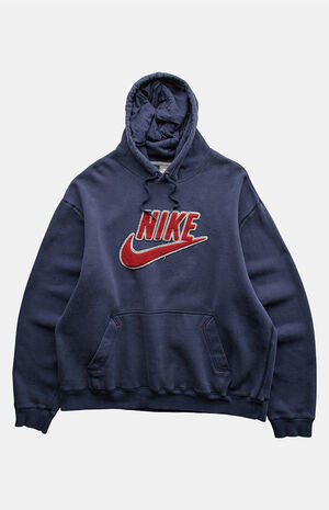 2000s Nike Navy Pullover Hoodie image number 1