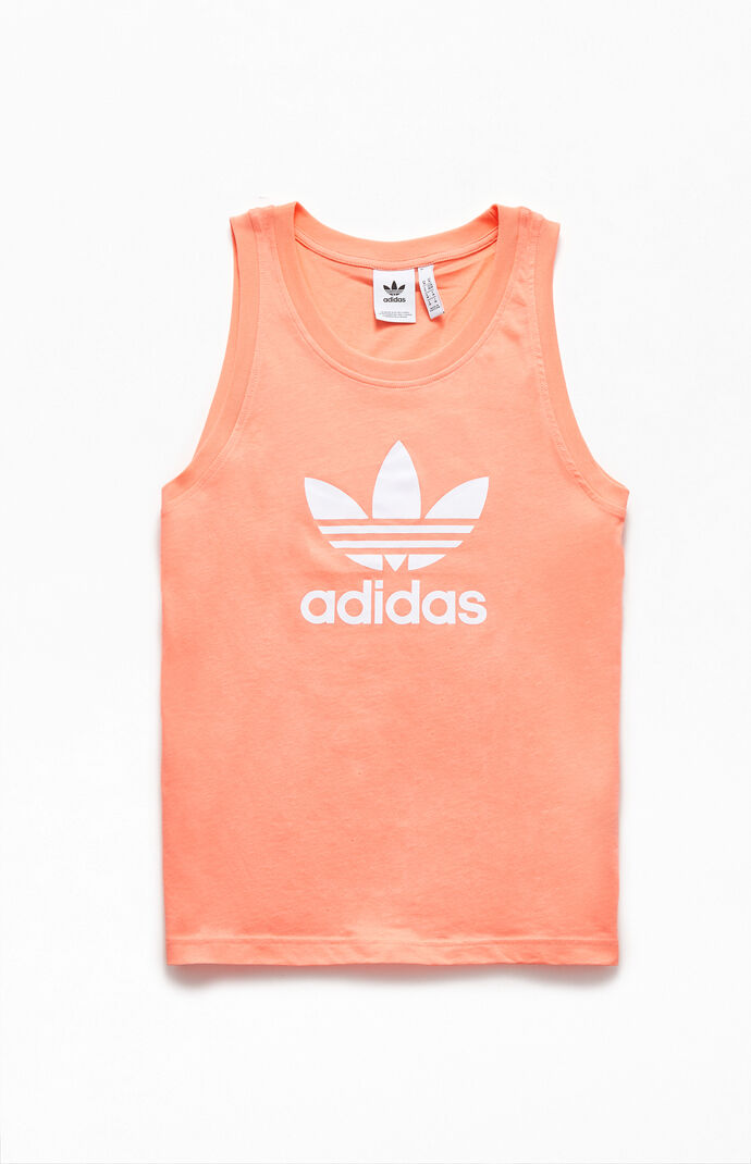 Coral Trefoil Tank Top