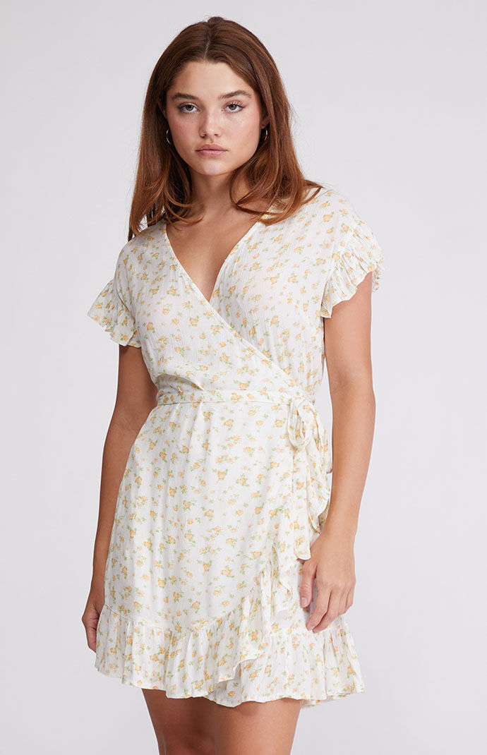 Billabong Wrap And Roll Mini Dress PacSun