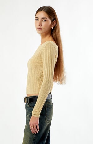 Bailey Boat Neck Glitter Sweater image number 4