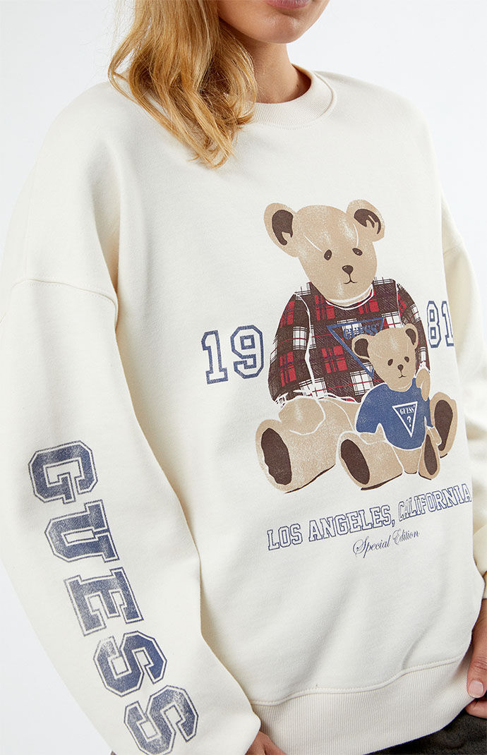 Guess teddy cheap bear sweatshirt
