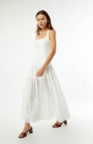 Ruched Cup Peplum Midi Dress image number 1