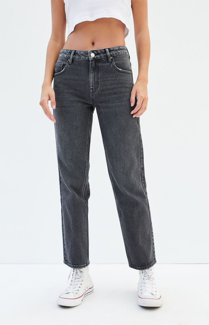 black low waisted jeans