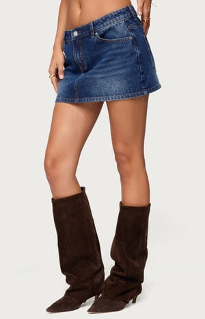 Chiara Denim Micro Skirt image number 2