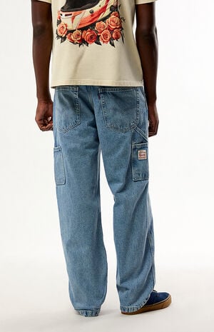 568 Loose Straight Medium Blue Carpenter Jeans image number 4