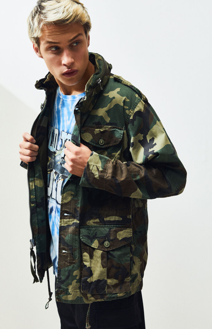 woodland red jacket