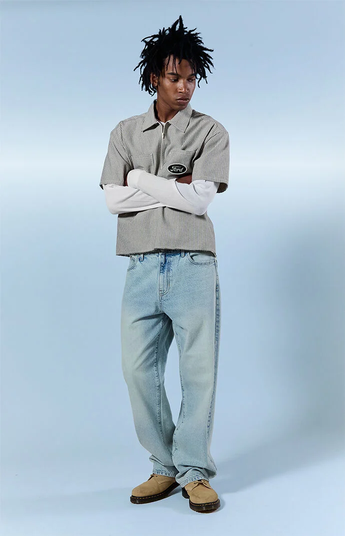 Pacsun Dylan Baggy Jeans Light Indigo