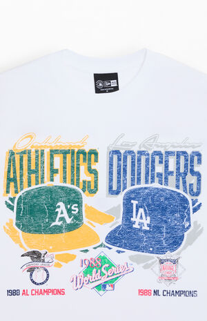 Oakland A&rsquo;s Vs LA Dodgers 1988 World Series T-Shirt image number 2