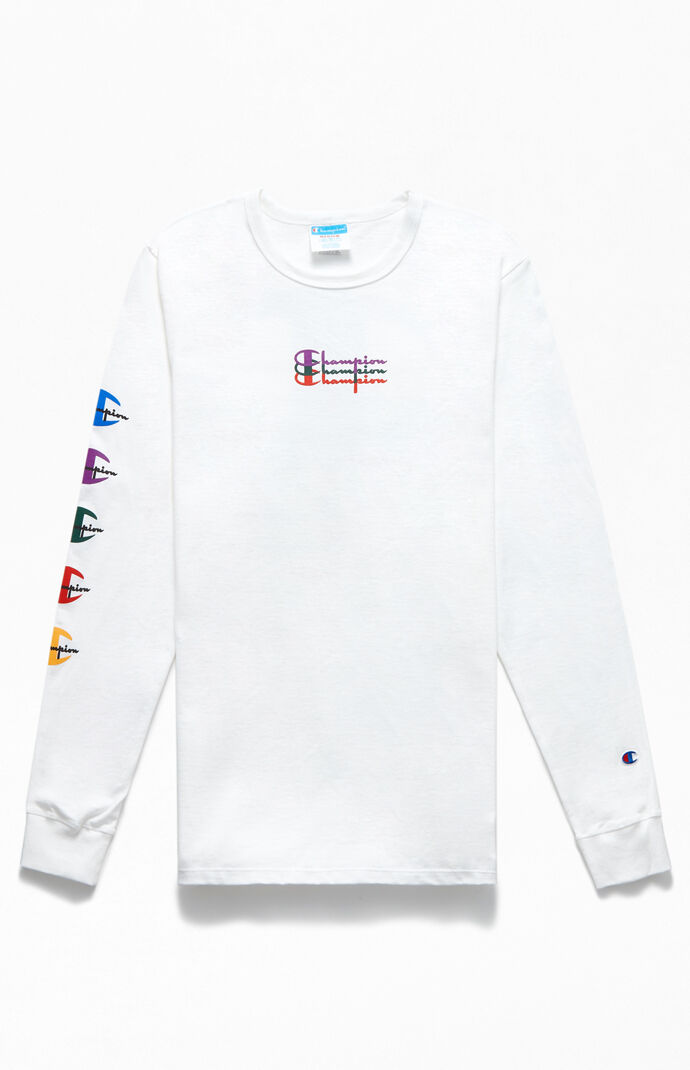 Champion Stacked Heritage Long Sleeve T 