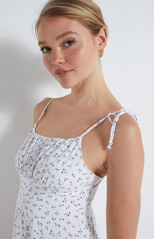 Tie Strap Mini Dress image number 3