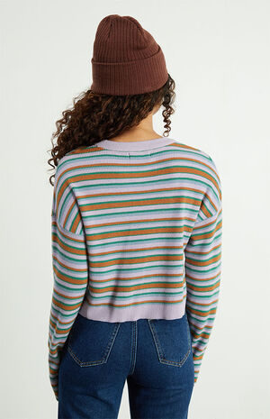 Side Split Crew Neck Sweater image number 4