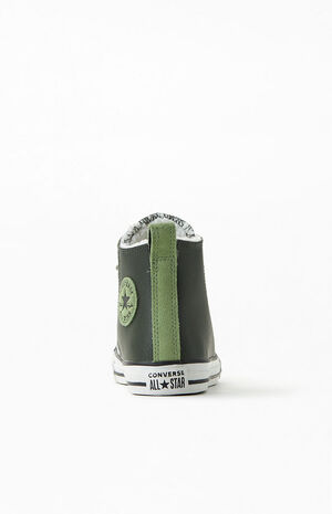 Kids Leather Lined Utility High Top Shoes image number 3