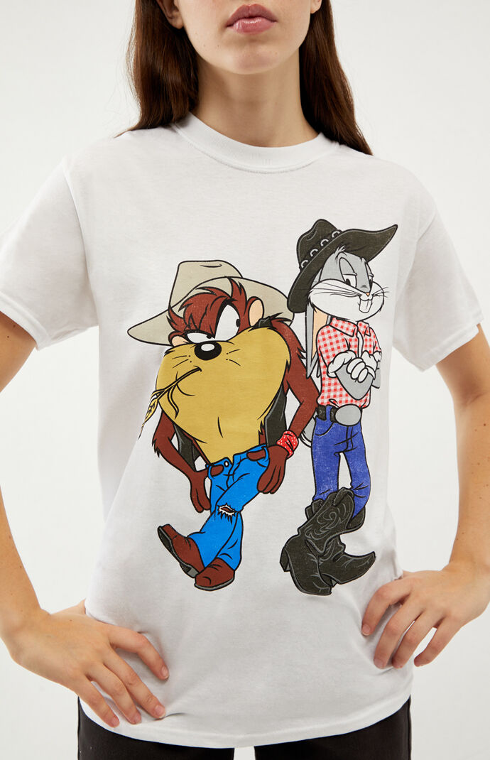Cowboys Taz And Bugs T-Shirt