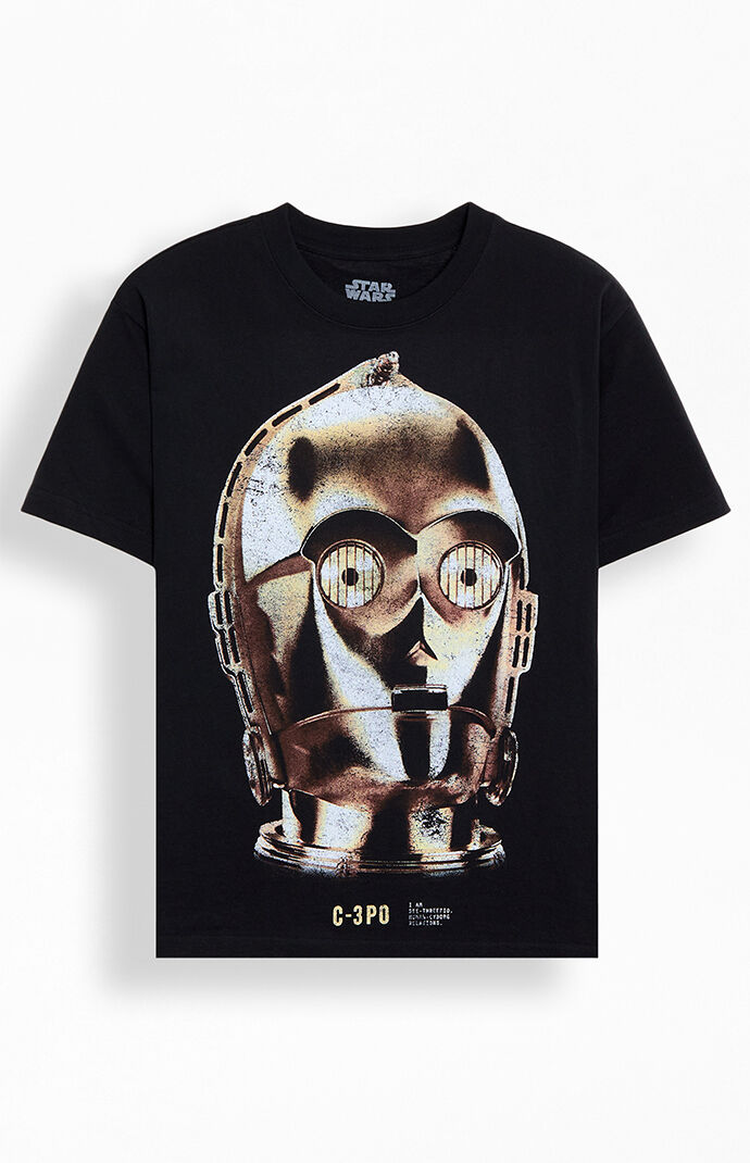 STAR WARS C-3PO Tシャツ XL Star Wars T-Shirt Black Sizes: XS - XXL 100% Cotton