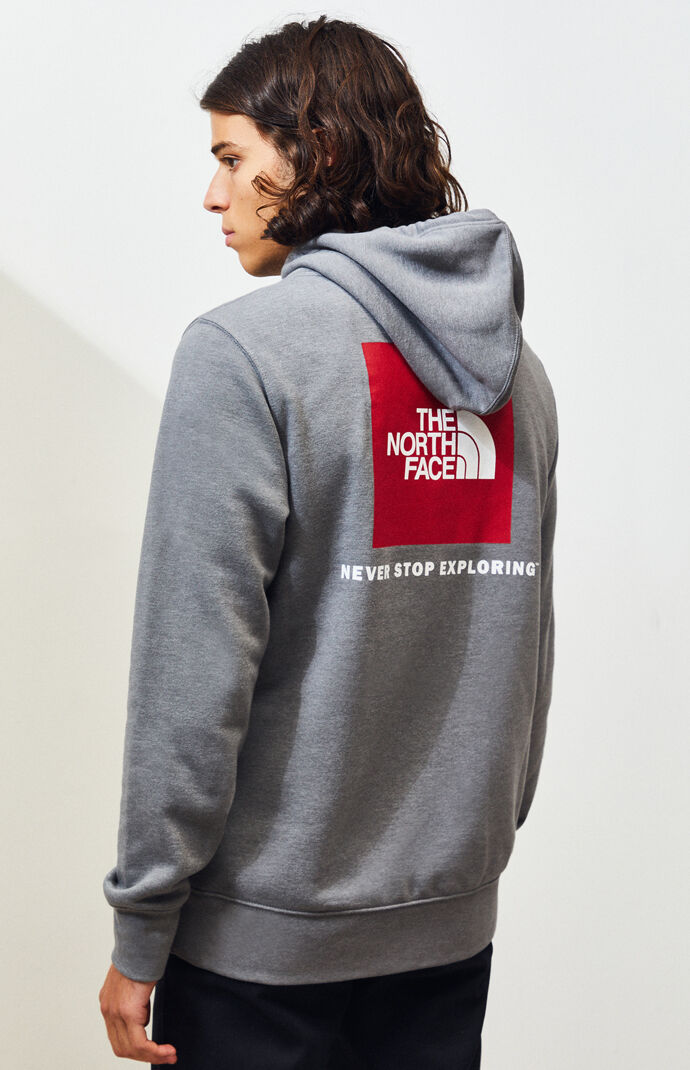 the north face hoodie red box