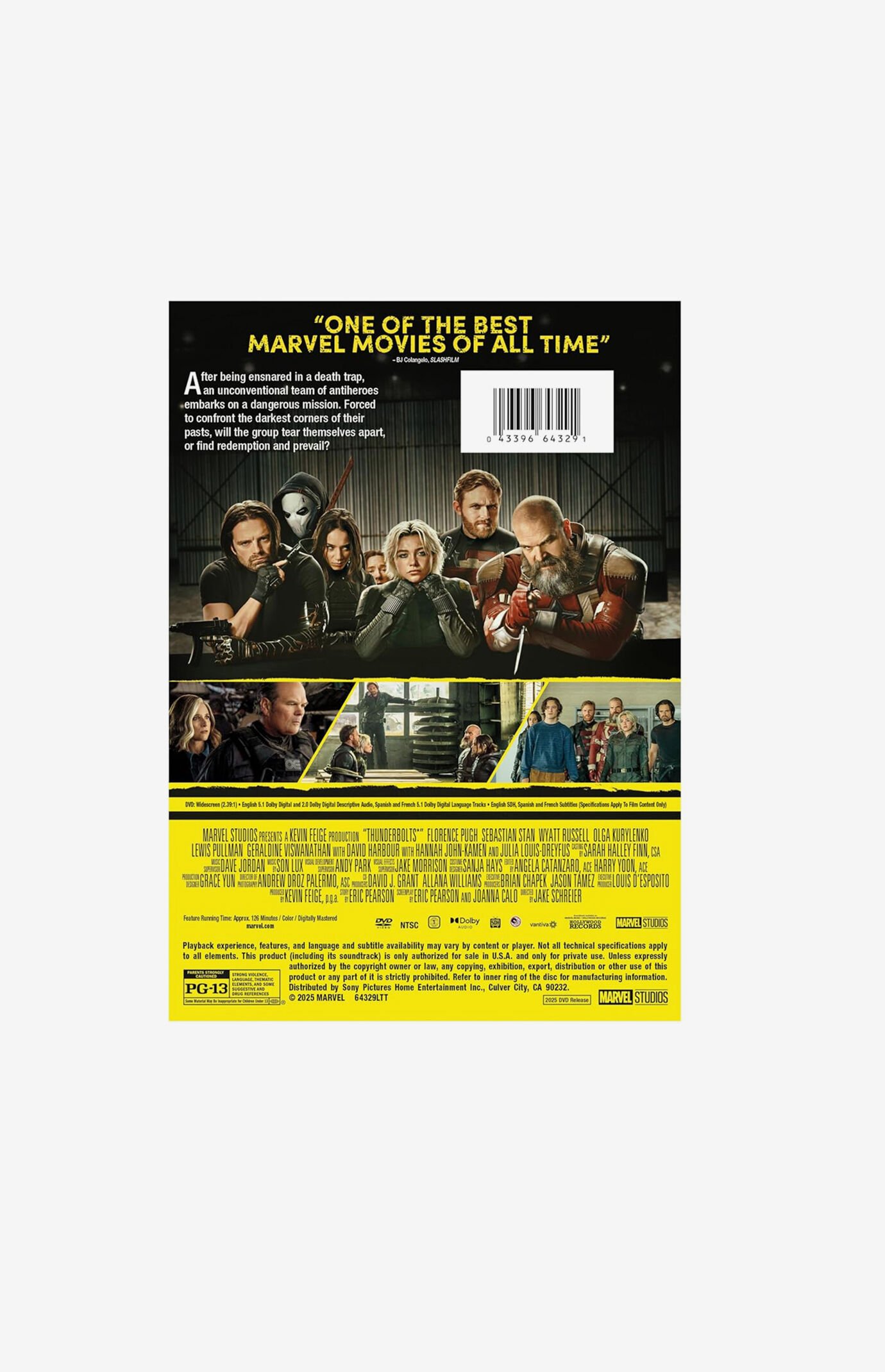 Thunderbolts The New Adventure DVD Disc