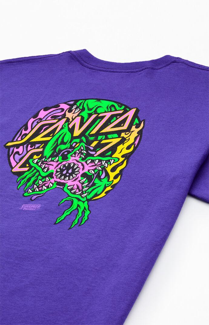 Santa Cruz Kids Stranger Things Demogorgon Dot T-Shirt