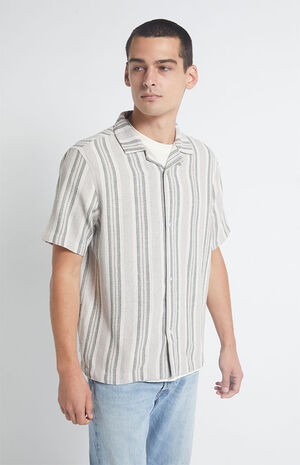 Ian Woven Button Down Shirt image number 1