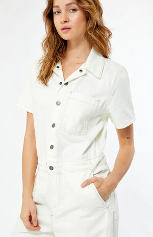 Heritage Short Sleeve Denim Jumpsuit image number 2