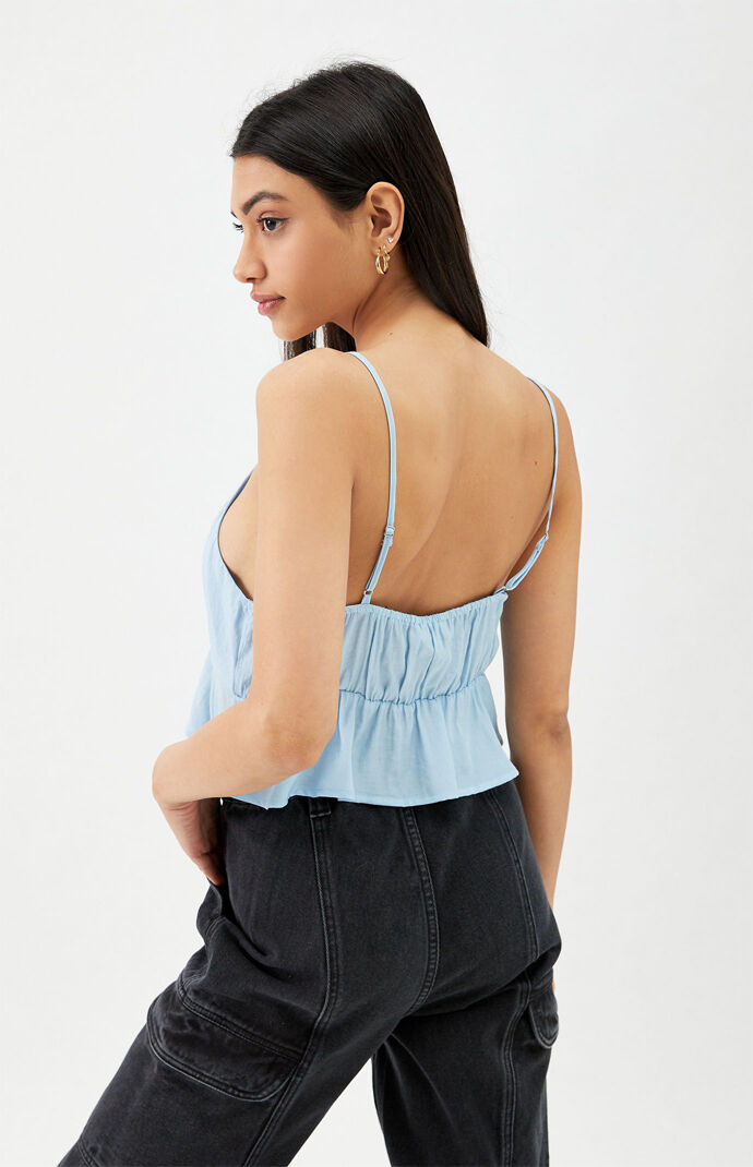 Button Front Cami Top