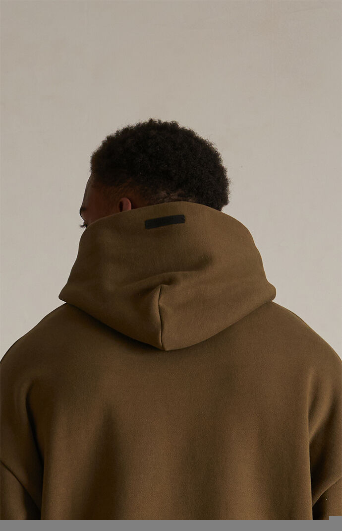 国内発送☆FEAR OF GOD☆FLEECE HOODIE/OLIVE Fear of God Essentials Fleece Hoodie Olive | Hushlife