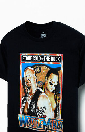 WWF Wrestlemania Stone Cold VS The Rock T-Shirt image number 2