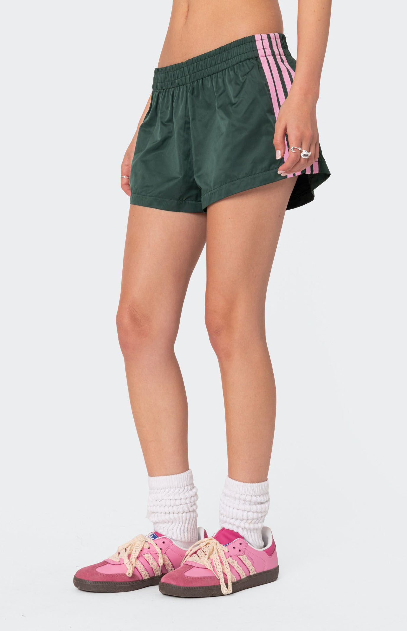 Edikted Nikki Nylon Shorts | PacSun