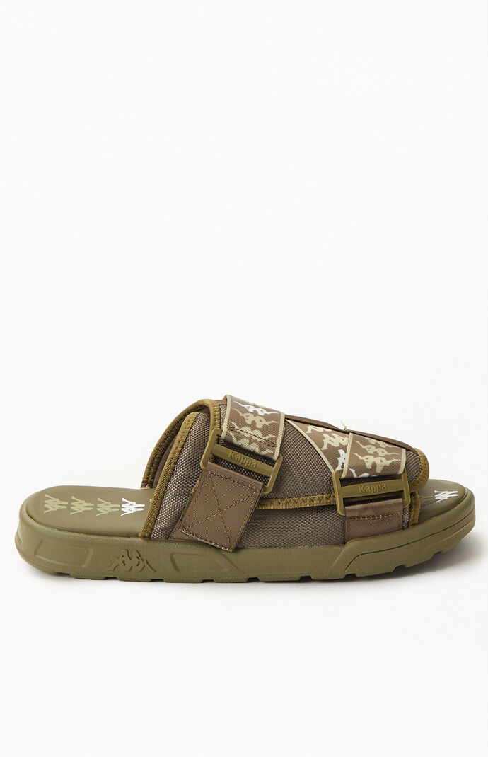 Olive 222 Banda Mitel 1 Slide Sandals