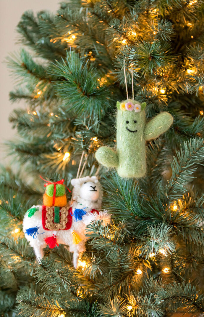 Cactus Felt Ornament