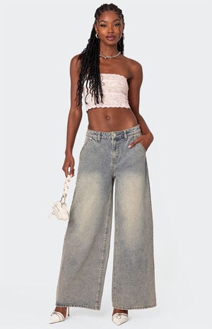 Super Baggy Wide Leg Jeans image number 1