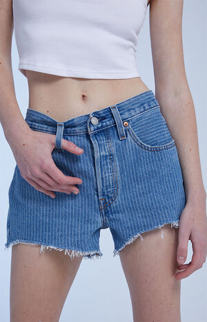 Striped 501 Original Denim Shorts image number 2
