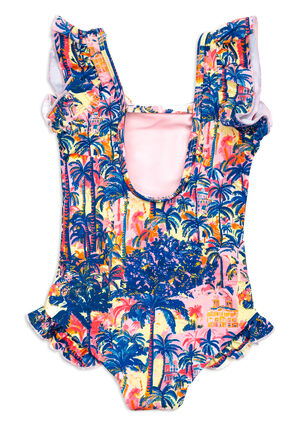 Kids Havana Ruffles One Piece Swimsuit image number 2