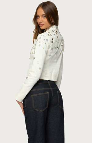 Elira Iridescent Fitted Jacket image number 3