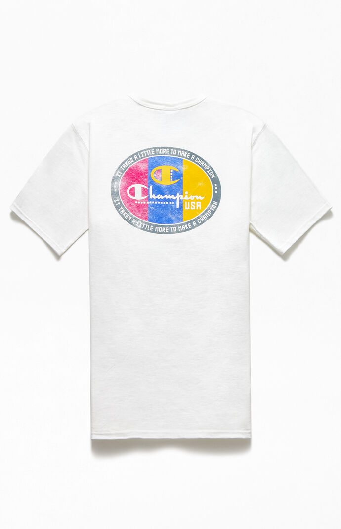 White Vintage Graphic T-Shirt
