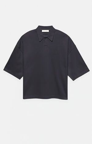 Vintage Black Signature &rsquo;90s Cropped Polo Shirt image number 1